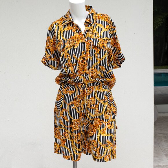 Walter Bakershort sleeve button front shirt with collar Size S - Picture 6 of 12